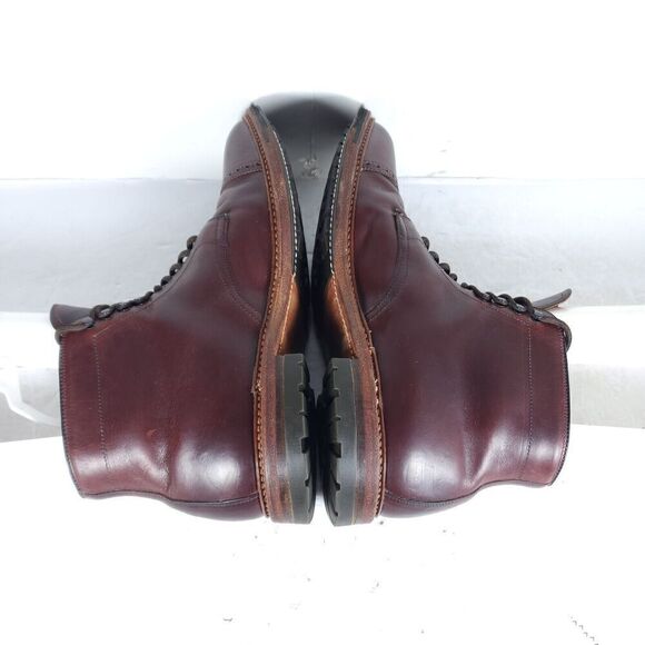 Alden Men\'s US 11,5B/D Brown Chromexel Leather LaceUp Cap Toe Ankle Jumper Boots main image 6